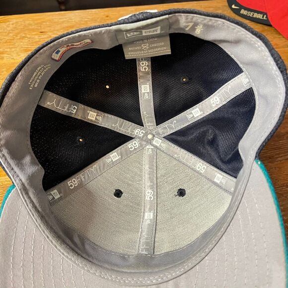 Seattle Mariners New Era Hat Pitchfork Alternate Logo 59Fifty Fitted 7 3/8 MLB - Picture 6 of 8